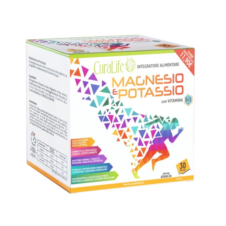 CURALIFE MAGNESIO POTASSIO ARANCIA 30 BUSTINE - farmanauta.it