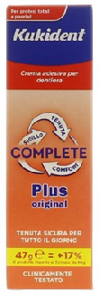 KUKIDENT PLUS ORIGINAL CREMA ADESIVA DENTIERE 40 G - farmanauta.it