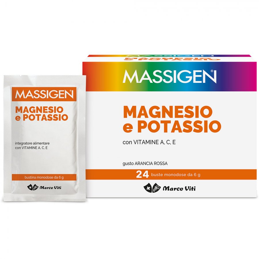 MASSIGEN MAGNESIO POTASSIO 24 BUSTINE 6 G - farmanauta.it