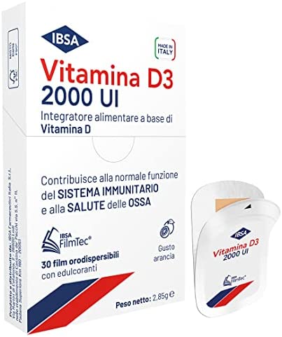VITAMINA D3 IBSA 2000 UI 30 FILM ORODISPERSIBILI - farmanauta.it