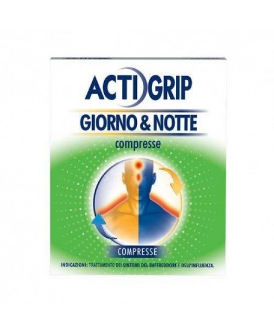 ACTIGRIP GIORNO&NOTTE*12+4CPR - farmanauta.it