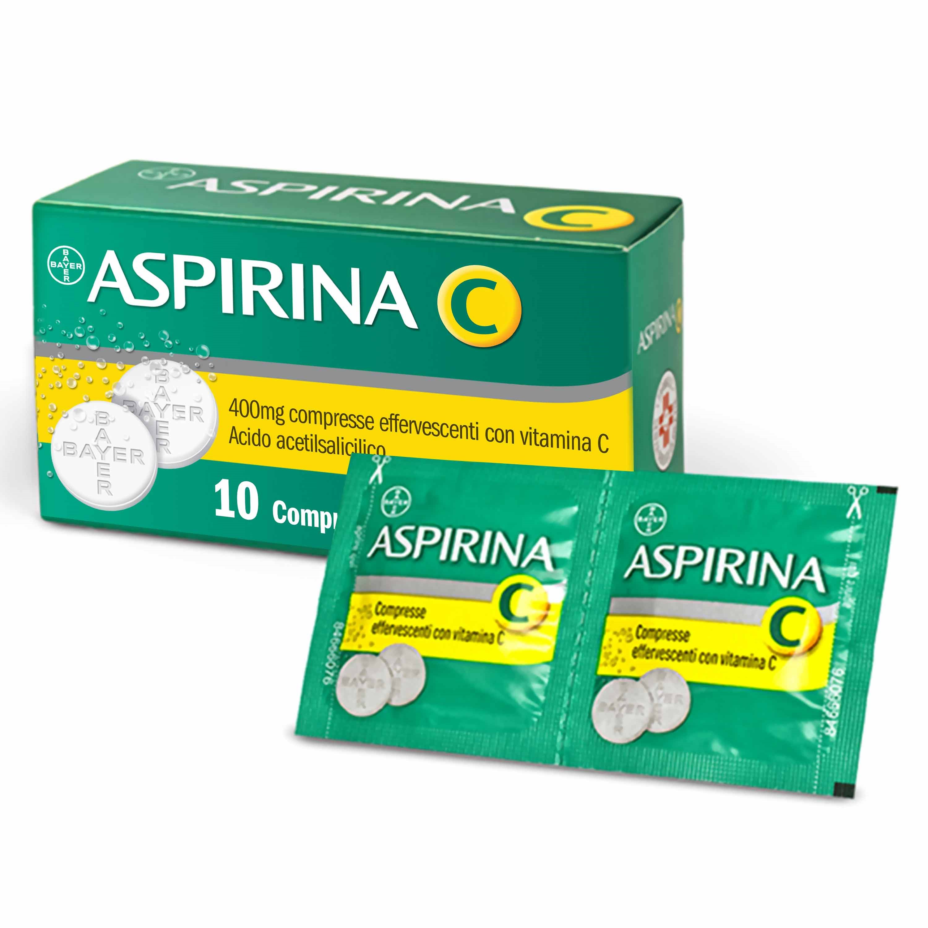 ASPIRINA C*10CPR EFF 400+240MG - farmanauta.it