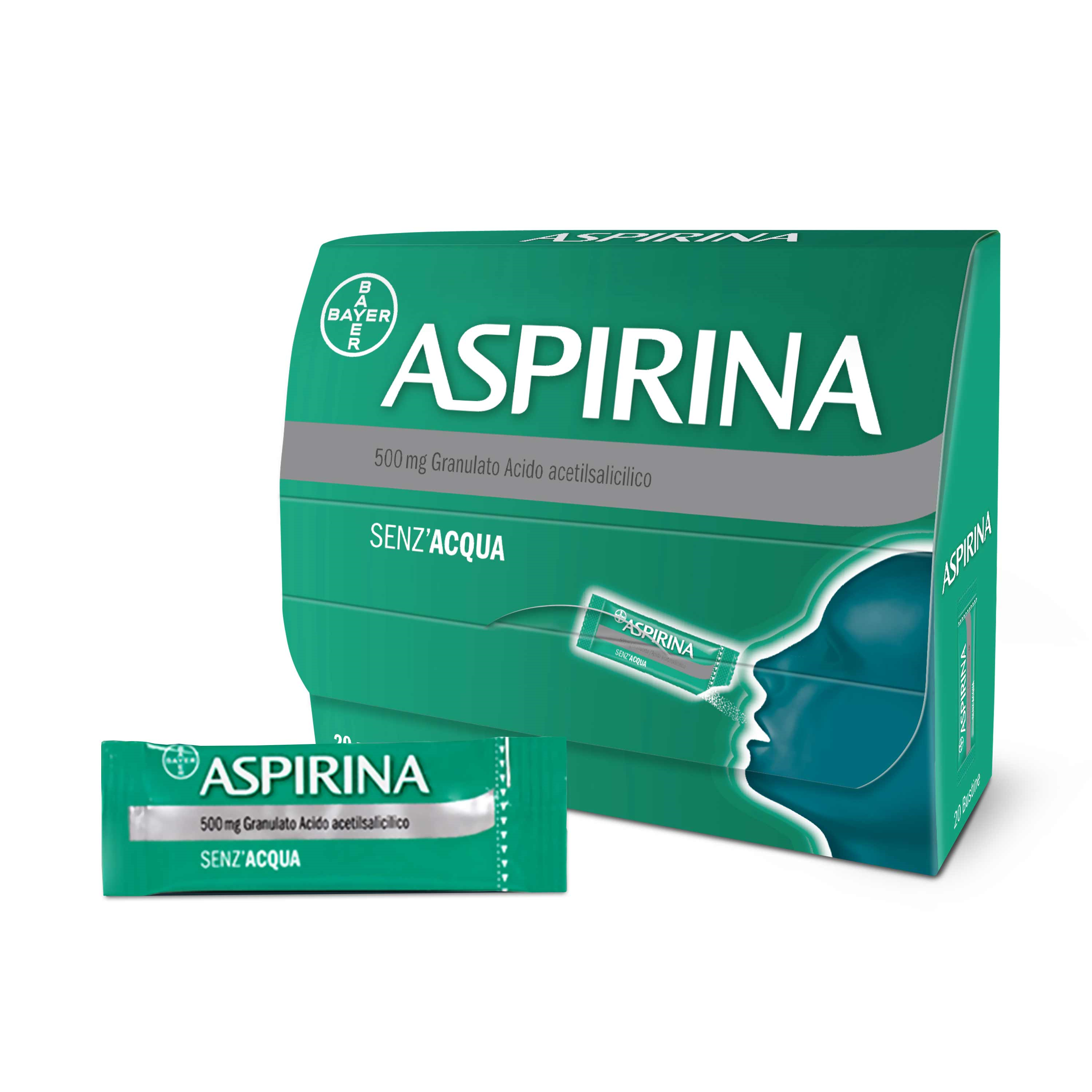 ASPIRINA*OS GRAT 20BUST 500MG - farmanauta.it