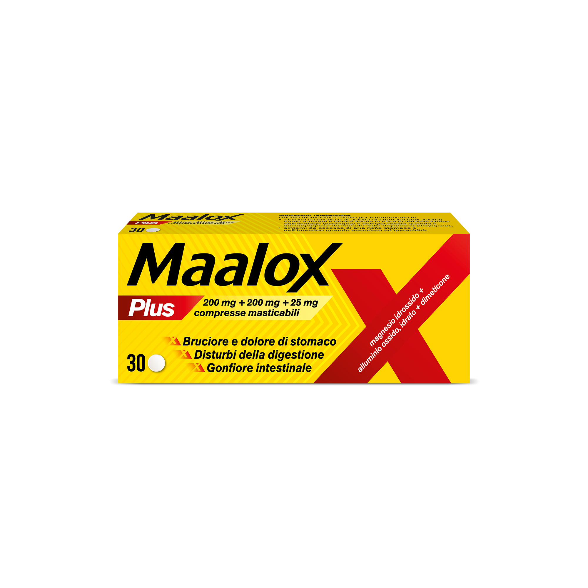 MAALOX PLUS*30CPR MAST - farmanauta.it