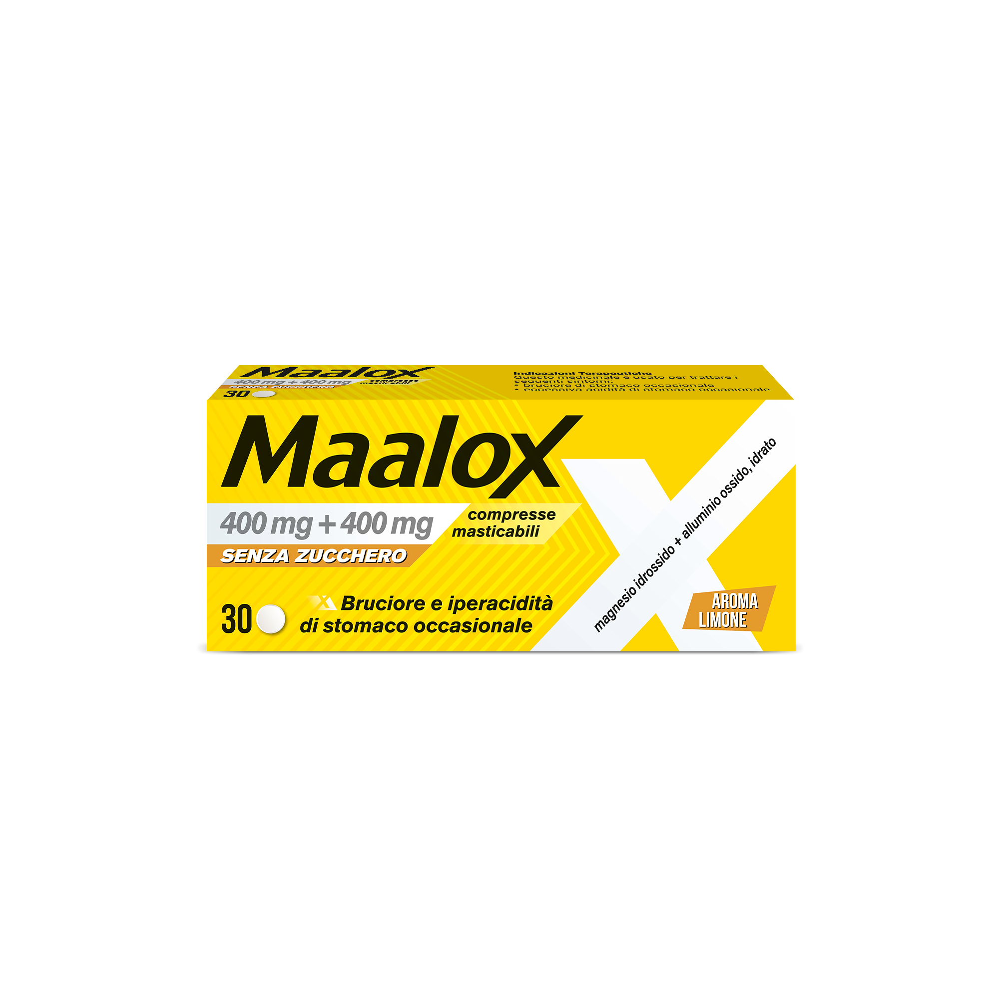 MAALOX*S/Z 30CPR LIMO400+400MG - farmanauta.it