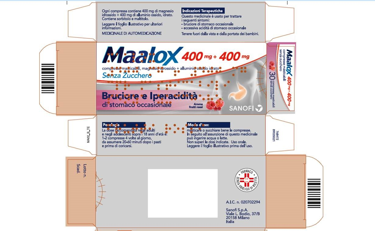 MAALOX*S/Z 30CPR MAST400+400MG - farmanauta.it