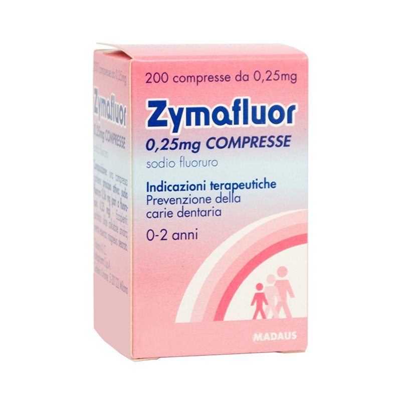 ZYMAFLUOR*200CPR 0,25MG - farmanauta.it