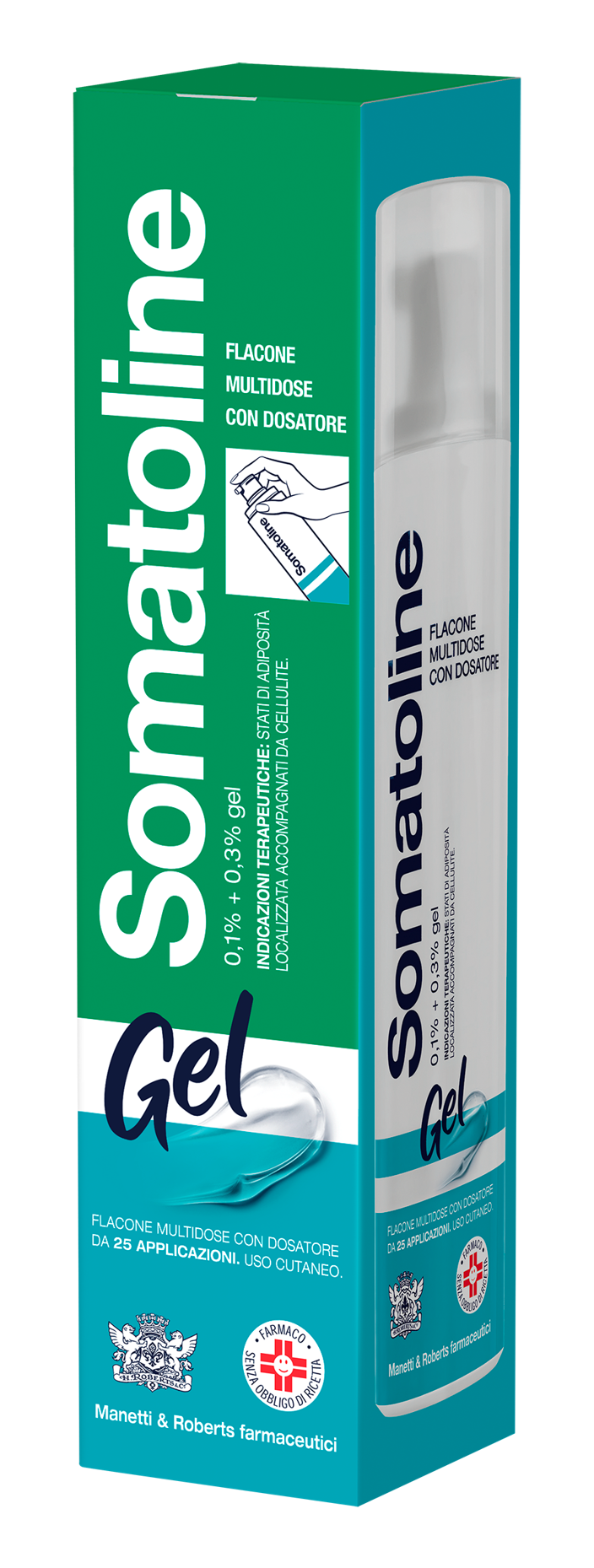 SOMATOLINE*GEL 250ML 0,15+0,3% - farmanauta.it