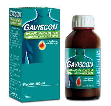 GAVISCON*OS 500+267MG/10ML MEN - farmanauta.it