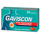 GAVISCON*24CPR FRAG250+133,5MG - farmanauta.it