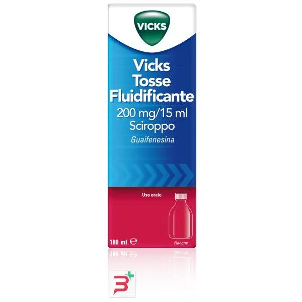 VICKS TOSSE FLUIDIF*FL 180ML - farmanauta.it
