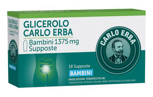 GLICEROLO*BB 18SUPP 1375MG - farmanauta.it