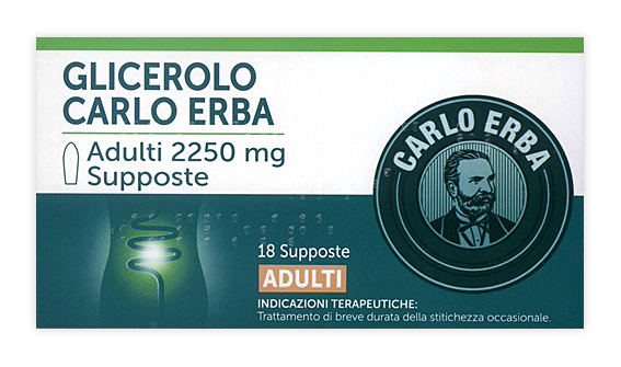 GLICEROLO*AD 18SUPP 2250MG - farmanauta.it