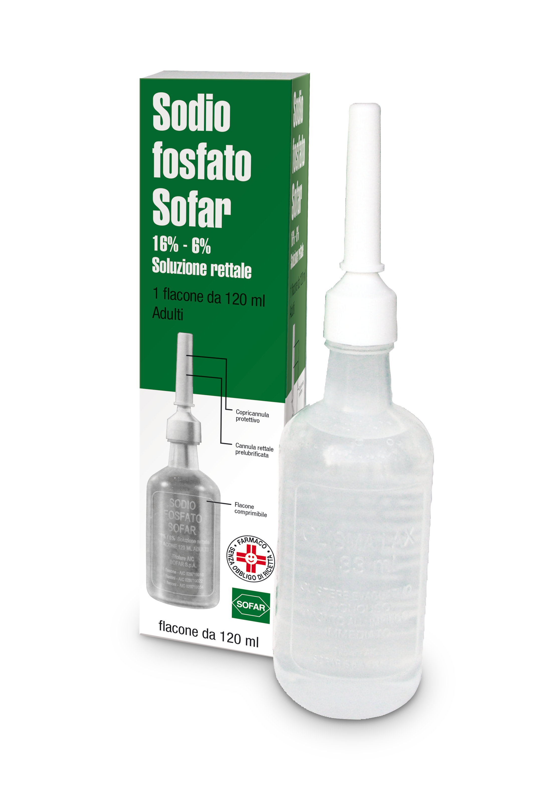 SODIO FOSFATO ALFA*RETT 120ML - farmanauta.it