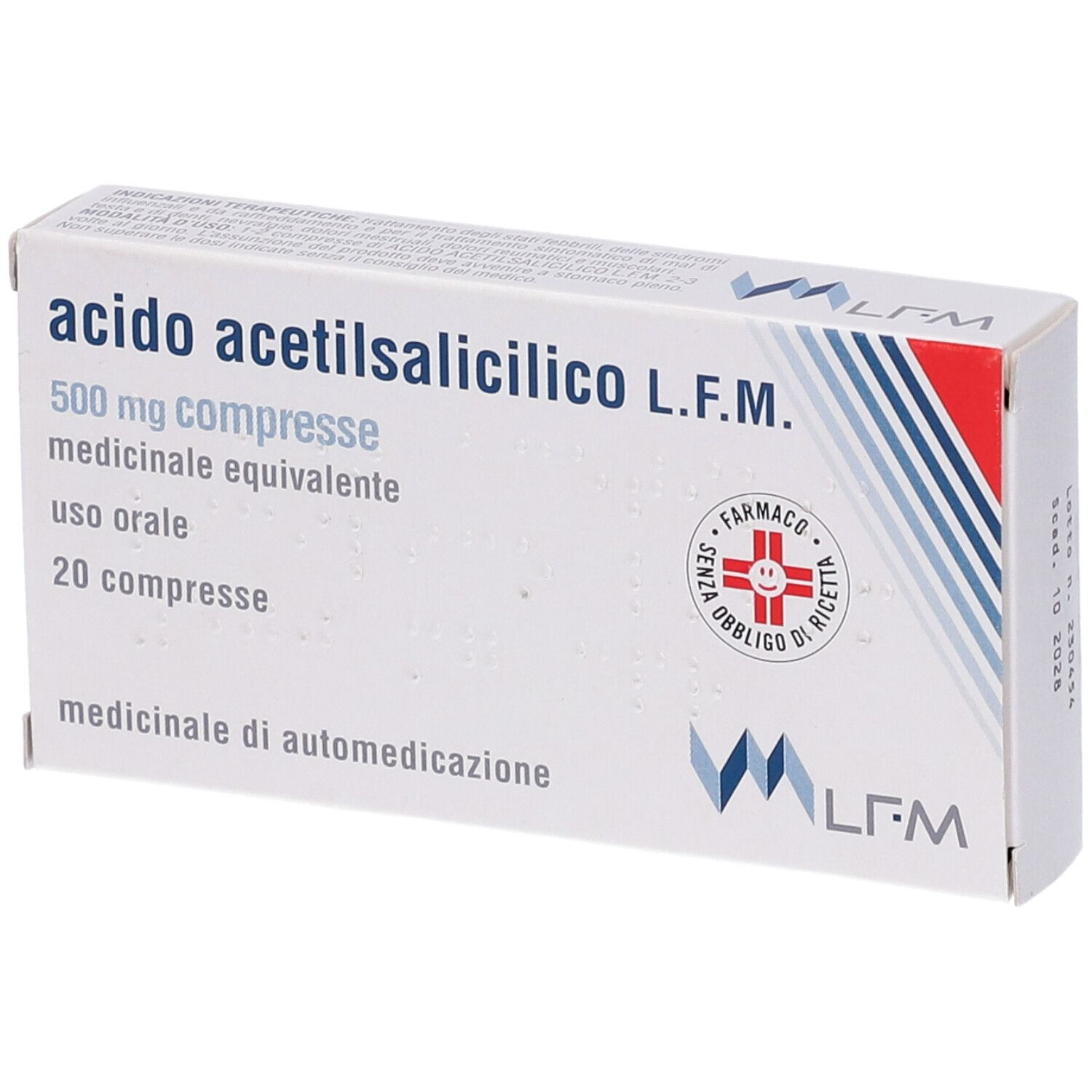 ACIDO ACETILSALIC LFM*20CPR500 - farmanauta.it