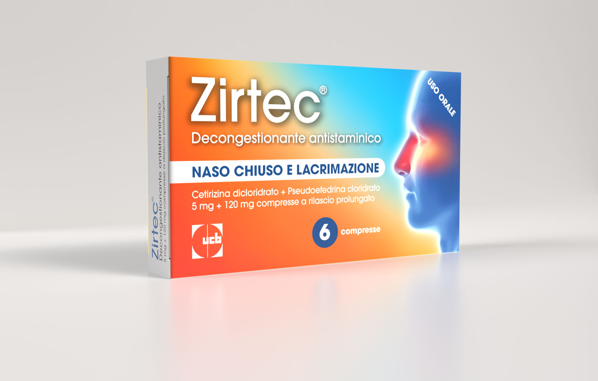 ZIRTEC DECONG ANT*6CPR 5+120MG - farmanauta.it