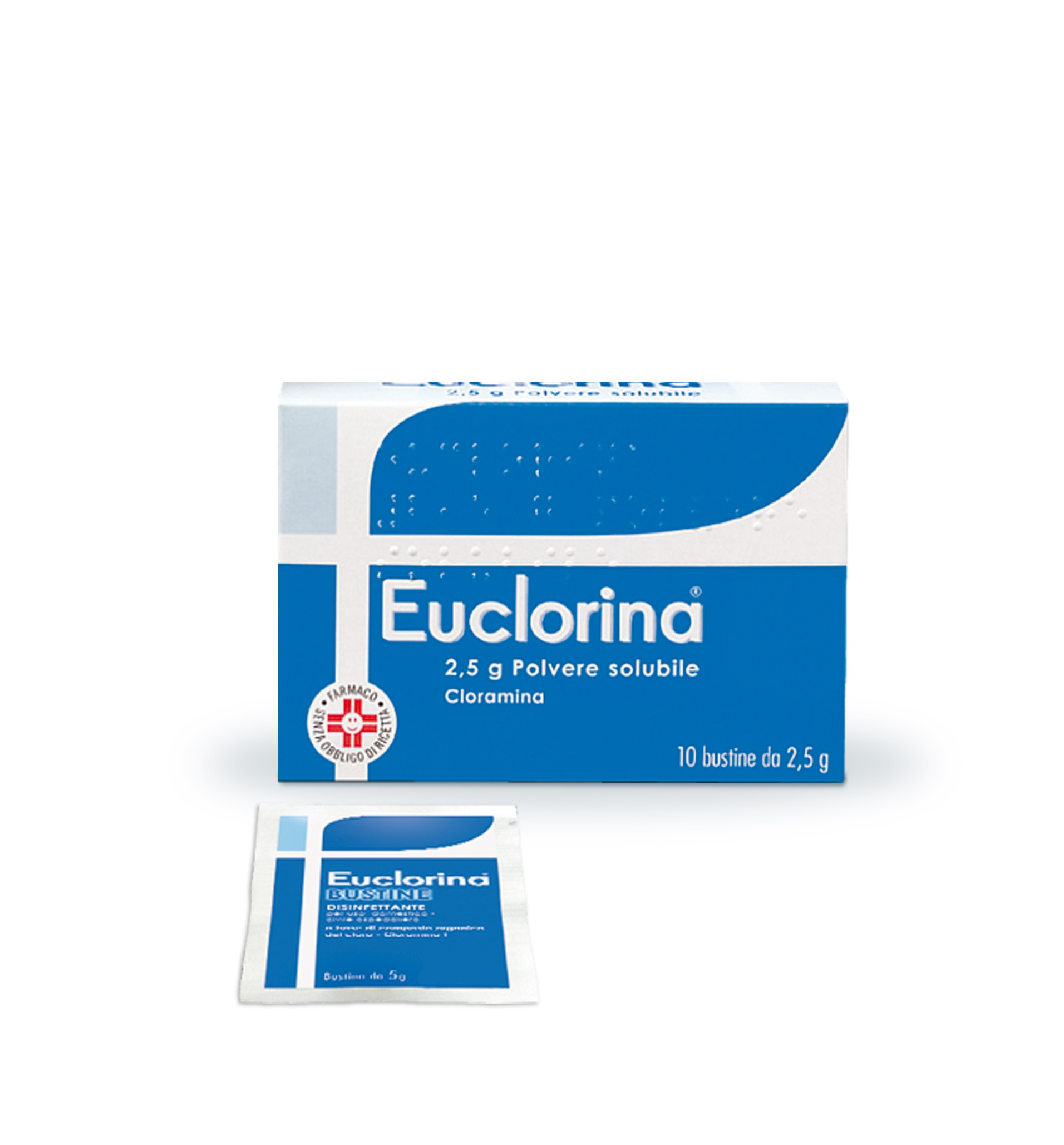 EUCLORINA*POLV SOL 10BUST 2,5G - farmanauta.it