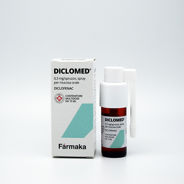DICLOMED*SPRAY 15ML 0,3MG/DOSE - farmanauta.it