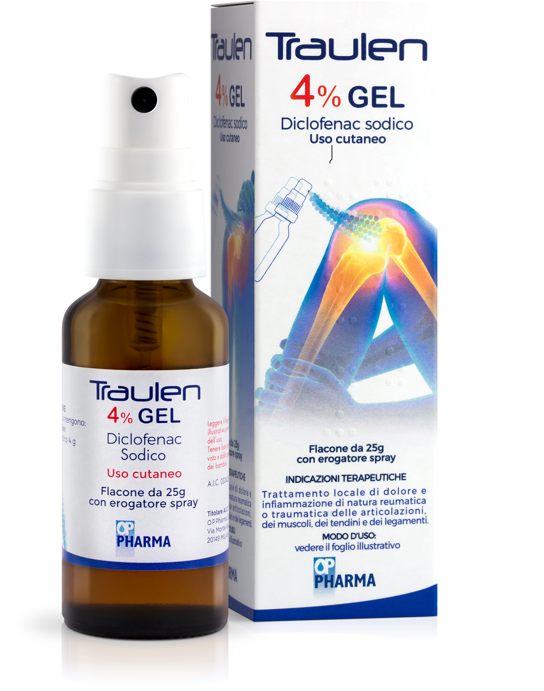 TRAULEN*GEL 4% FL 25G C/EROG - farmanauta.it