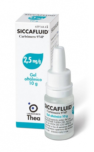 SICCAFLUID*GEL OFT 10G 2,5MG/G - farmanauta.it