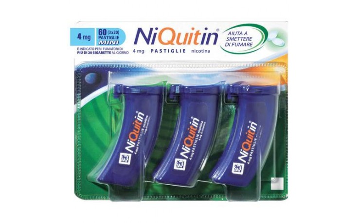 NIQUITIN*60PASTL 4MG MENTA FL - farmanauta.it