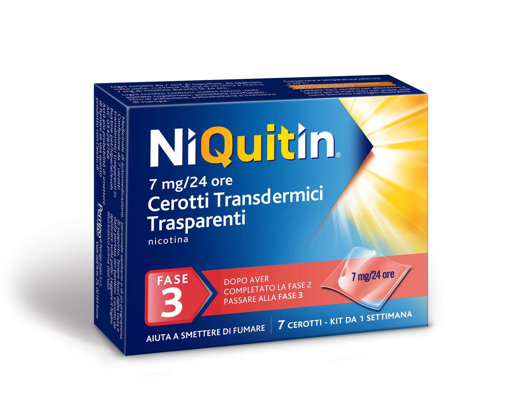 NIQUITIN*7CER TRANSD 7MG/24H - farmanauta.it