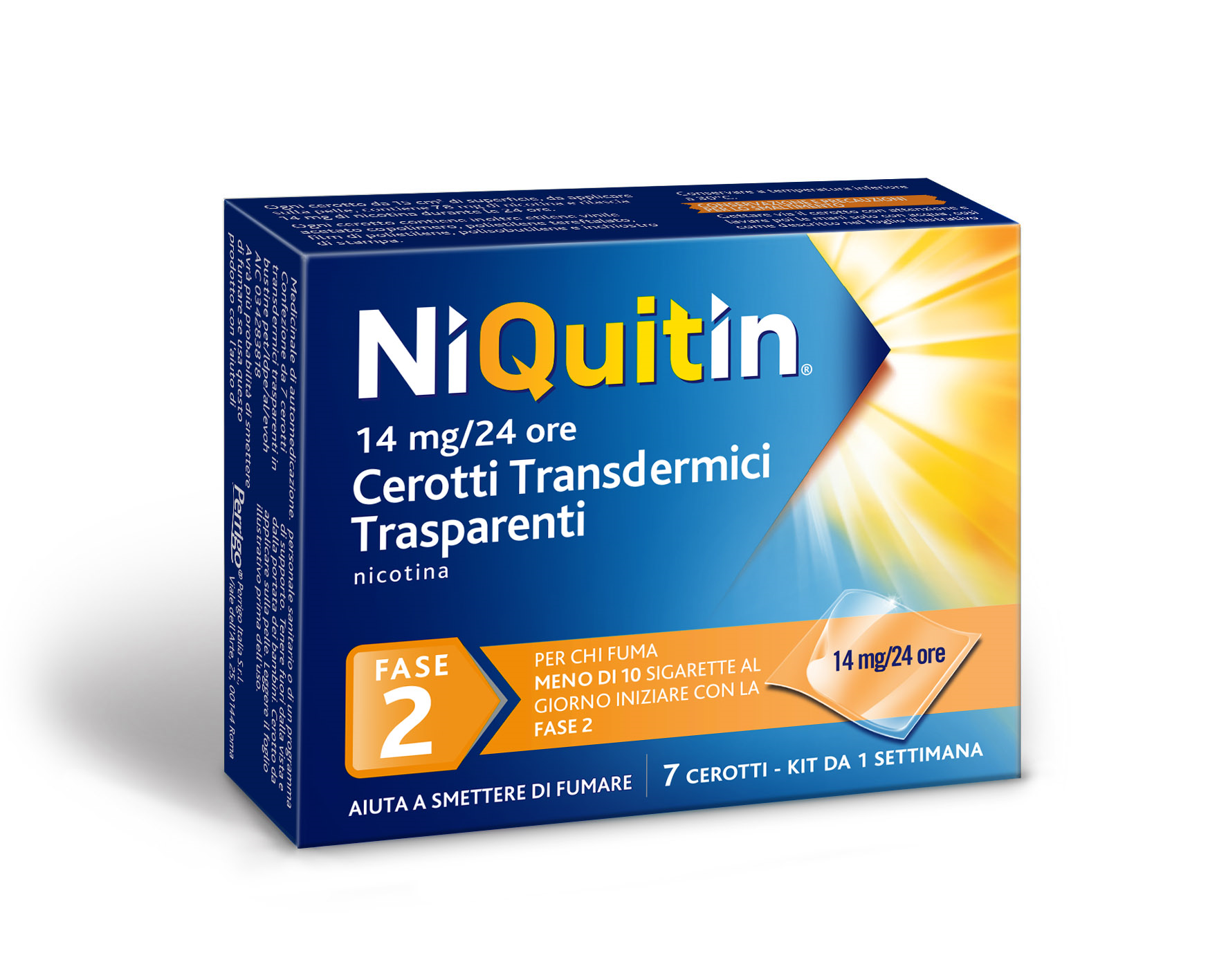 NIQUITIN*7CER TRANSD 14MG/24H - farmanauta.it