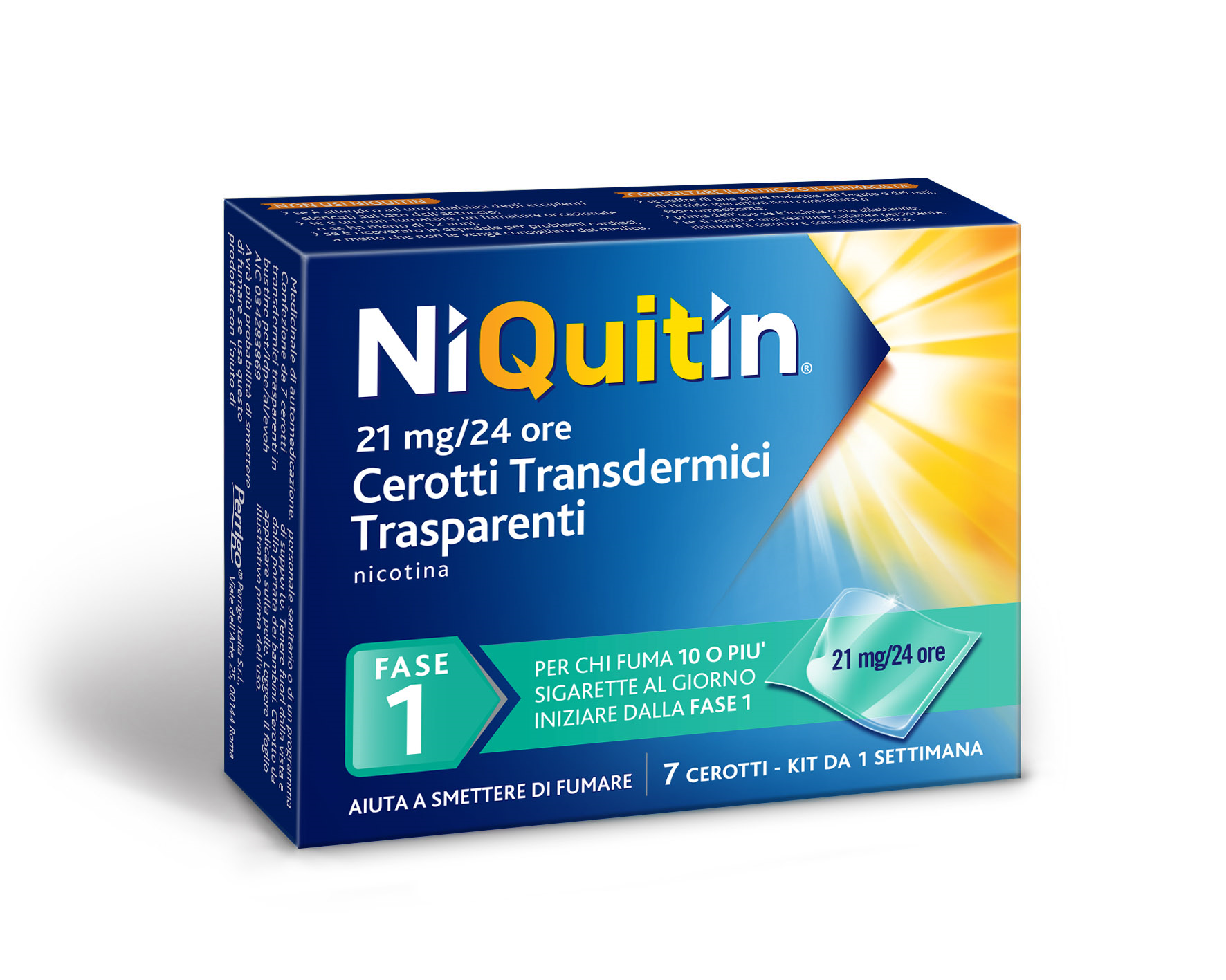 NIQUITIN*7CER TRANSD 21MG/24H - farmanauta.it