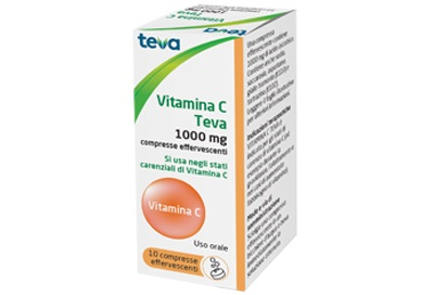 VITAMINA C TEVA*10CPR EFF 1G - farmanauta.it