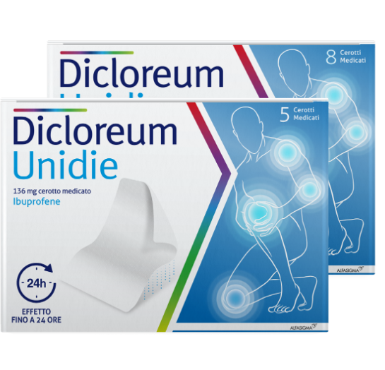 DICLOREUM UNIDIE*5CER 136MG24H - farmanauta.it