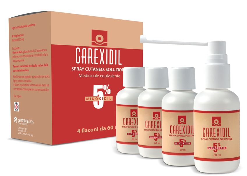 CAREXIDIL*4FL SOLUZ CUT 60ML5% - farmanauta.it