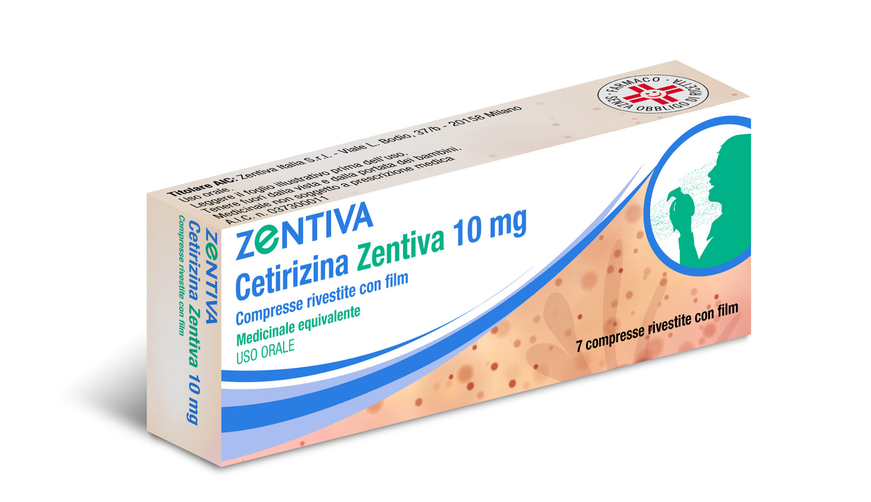 CETIRIZINA ZENT*7CPR RIV 10MG - farmanauta.it