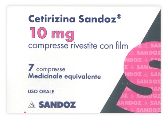 CETIRIZINA SAND*7CPR RIV 10MG - farmanauta.it
