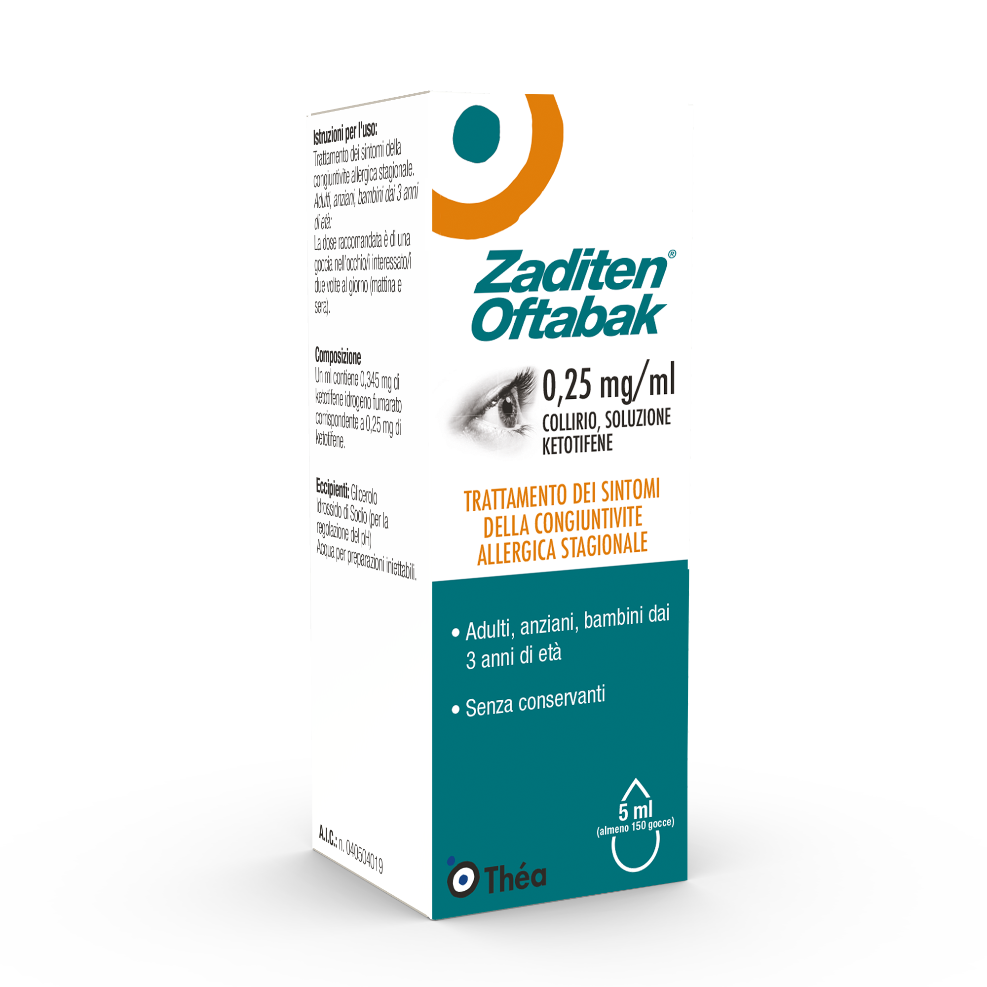 ZADITEN OFTABAK*COLLIRIO FL5ML - farmanauta.it