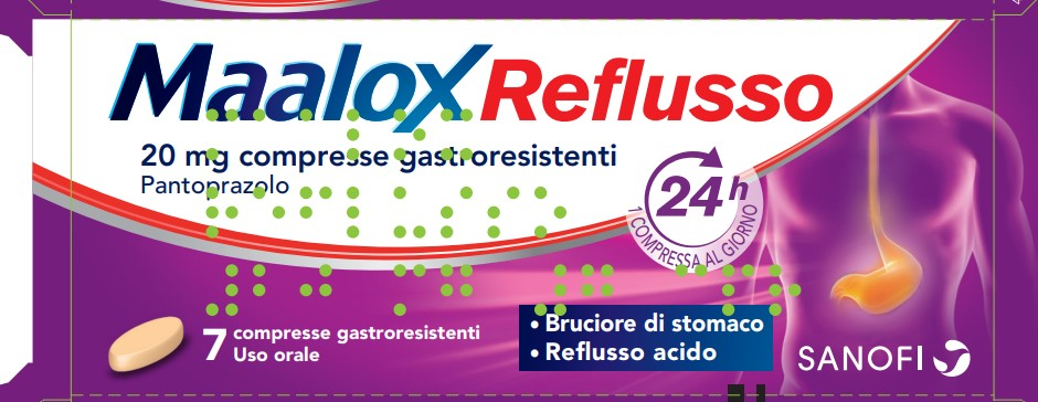 MAALOX REFLUSSO*7CPR 20MG - farmanauta.it