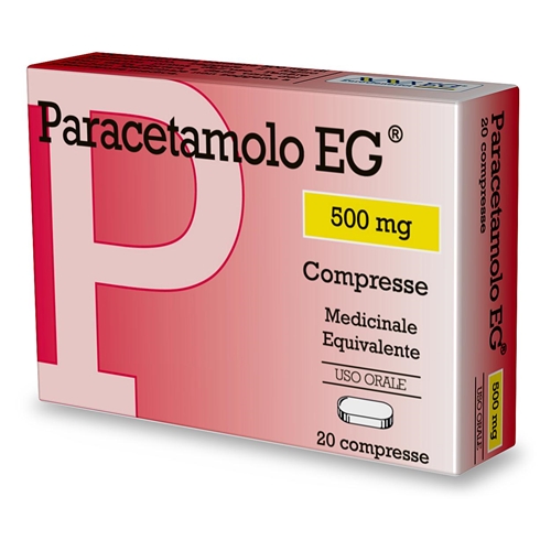 PARACETAMOLO EG*20CPR 500MG - farmanauta.it