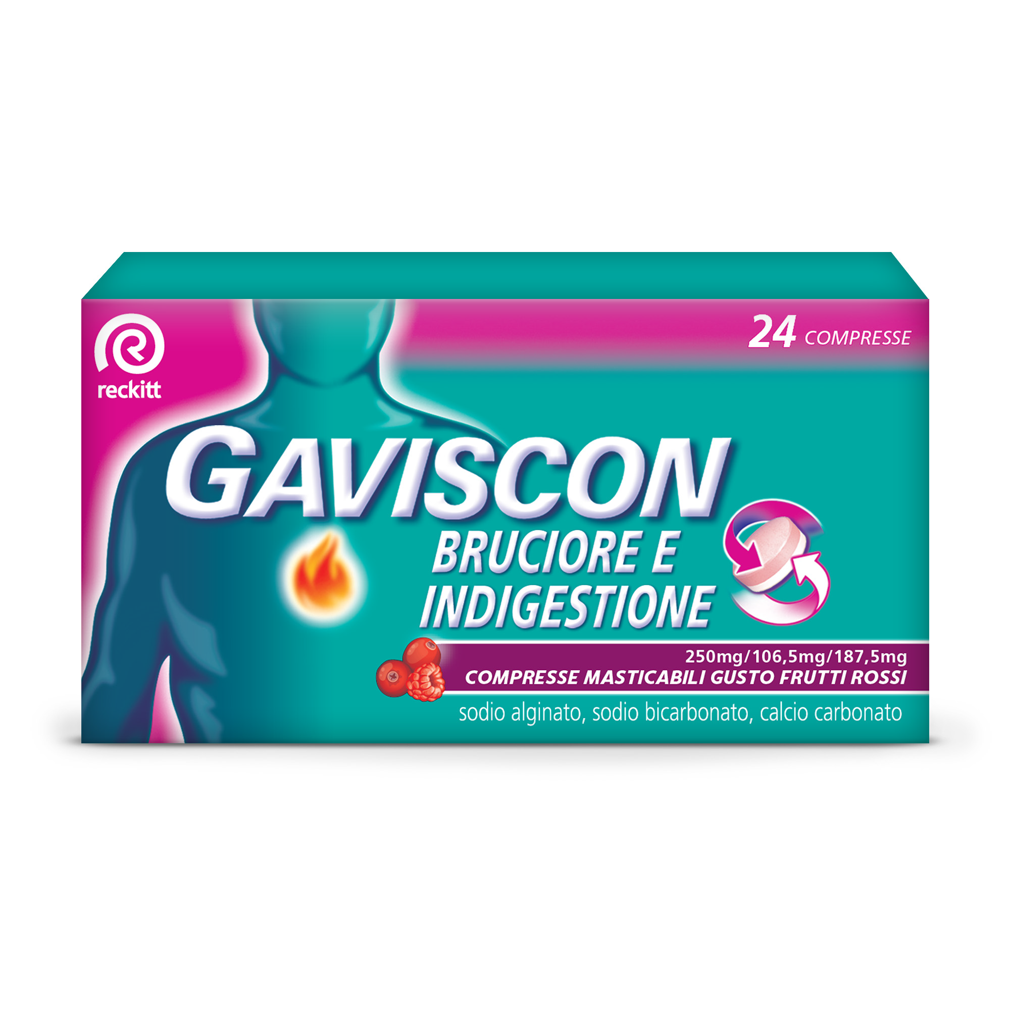 GAVISCON BRUCIORE IND*24CPR FR - farmanauta.it