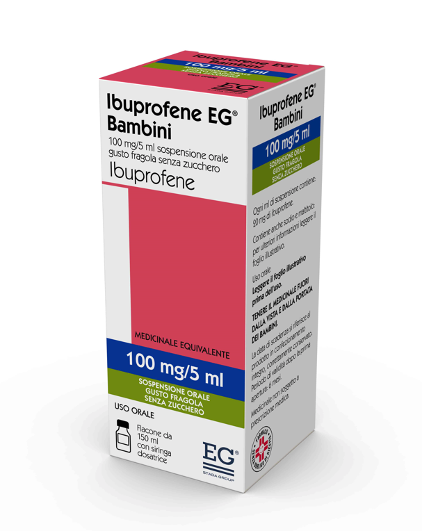 IBUPROFENE EG*BB 150ML FRAGOLA - farmanauta.it