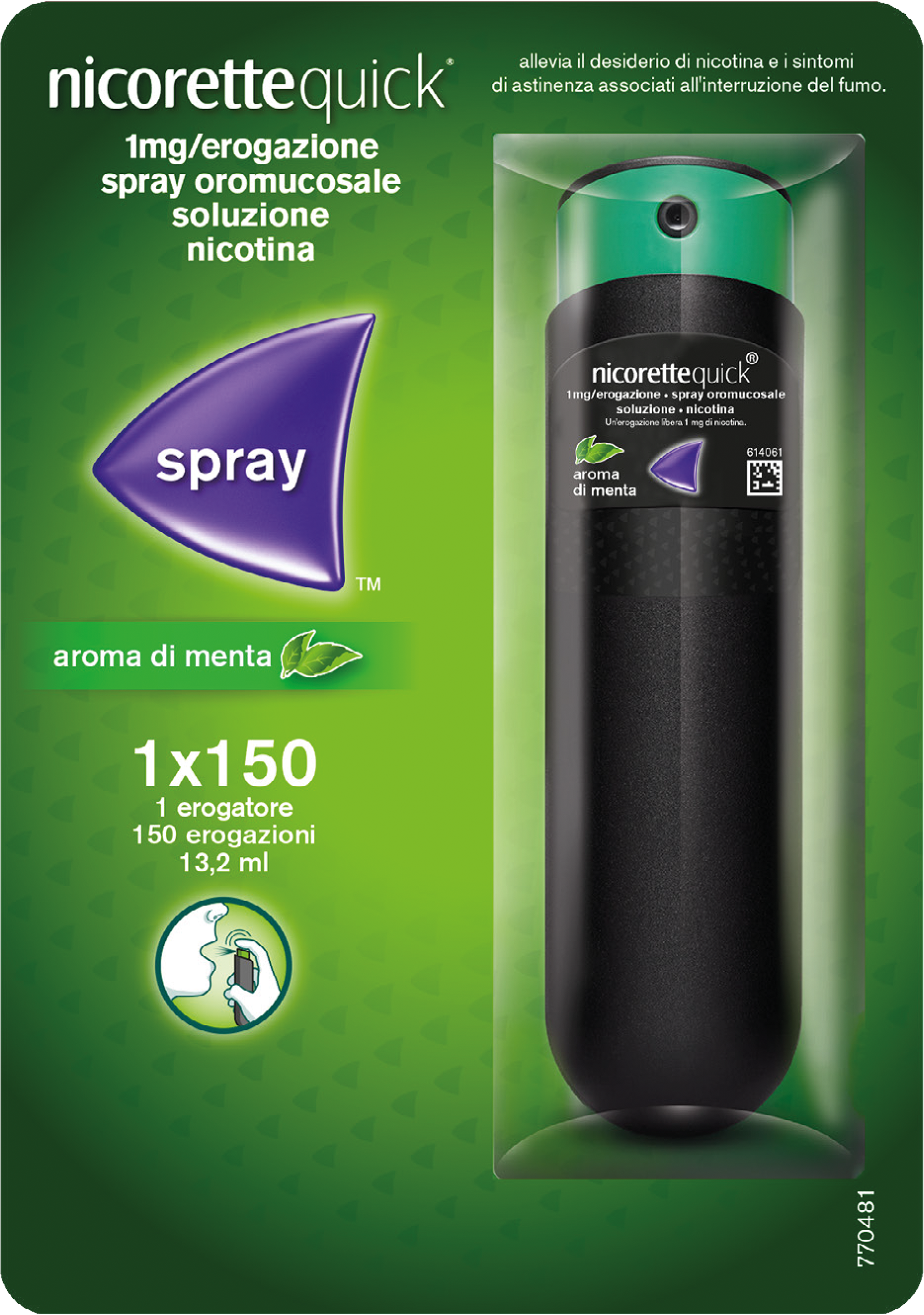 NICORETTEQUICK*SPRAY 1FL 150D - farmanauta.it