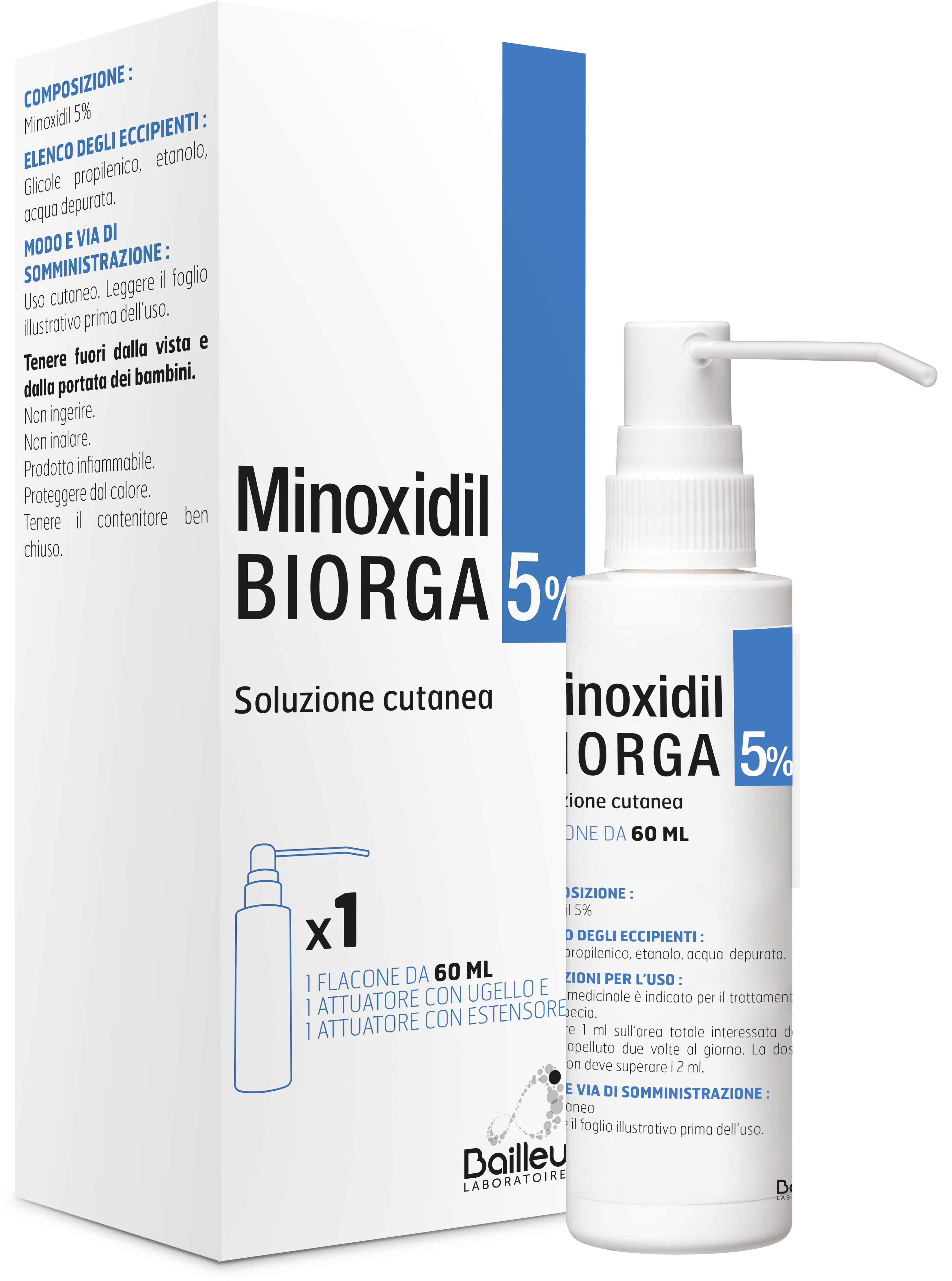 MINOXIDIL BIORGA*SOL CUT60ML5% - farmanauta.it