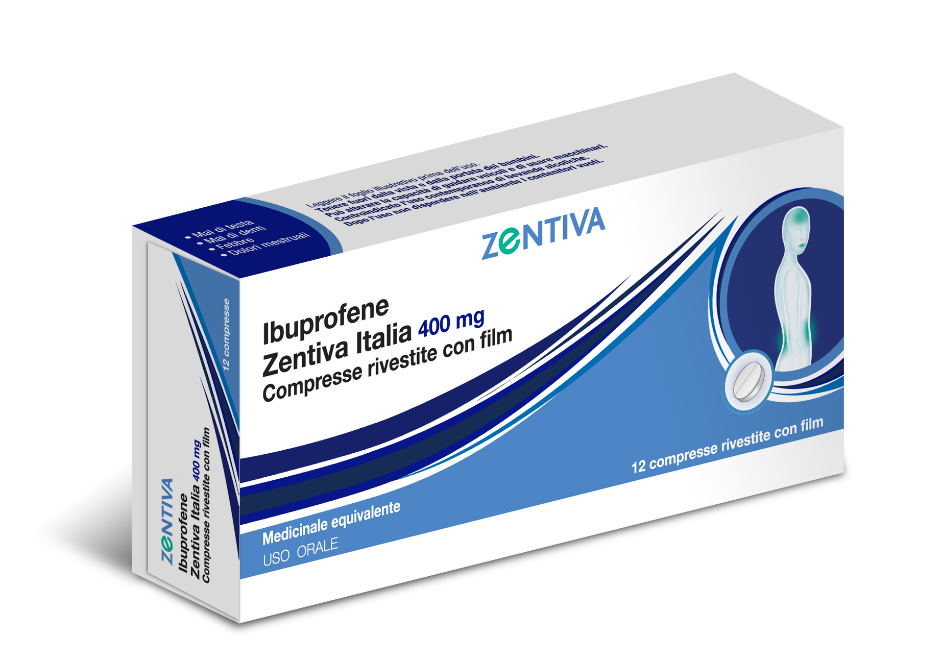 IBUPROFENE ZENT IT*12CPR 400MG - farmanauta.it