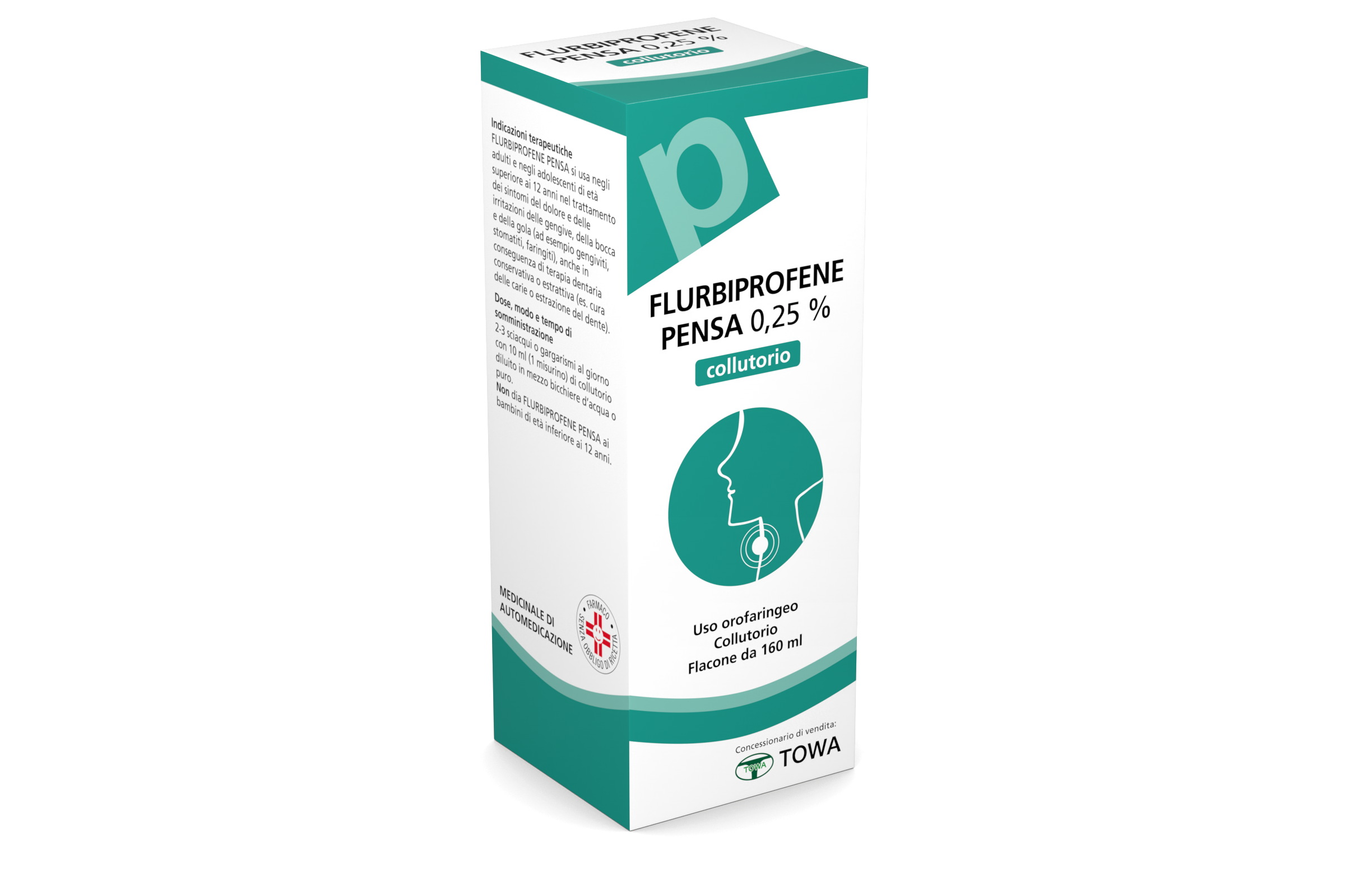 FLURBIPROFENE PE*COLLUT 160ML - farmanauta.it
