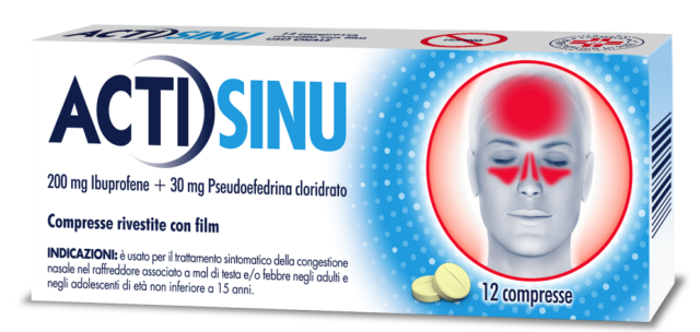 ACTISINU*12CPR 200MG+30MG - farmanauta.it