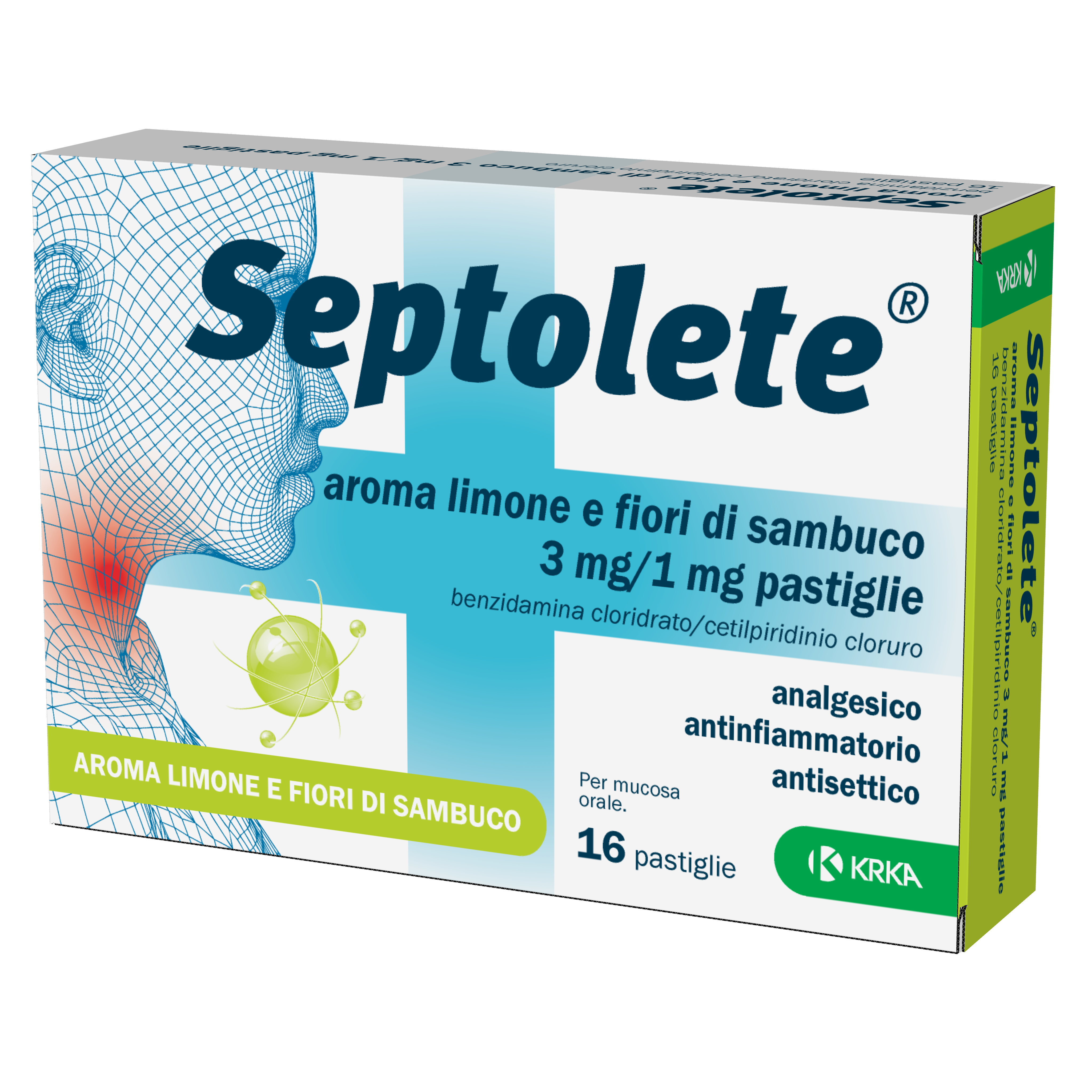 SEPTOLETE*16PAST3+1MG LIM FIOR - farmanauta.it