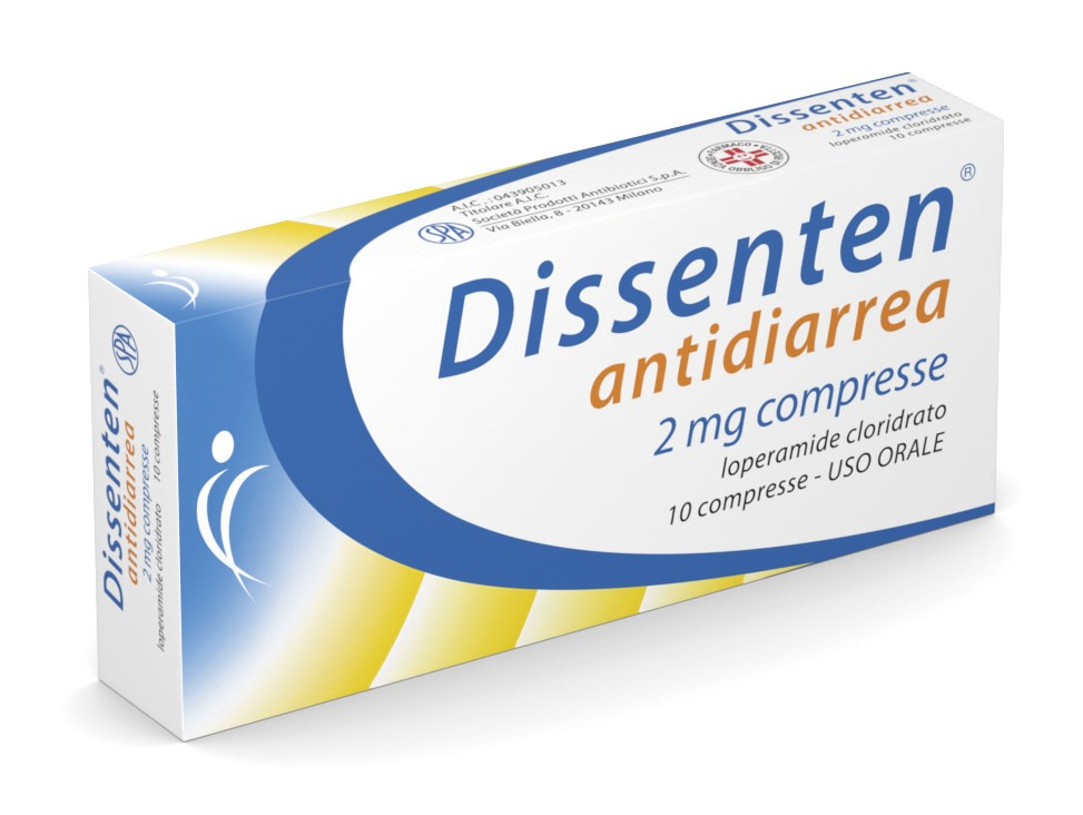 DISSENTEN ANTIDIARREA*10CPR2MG - farmanauta.it