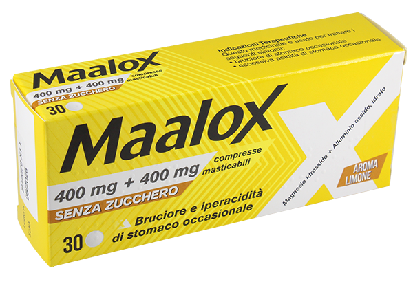 MAALOX*30CPR MAST 400MG+400MG - farmanauta.it