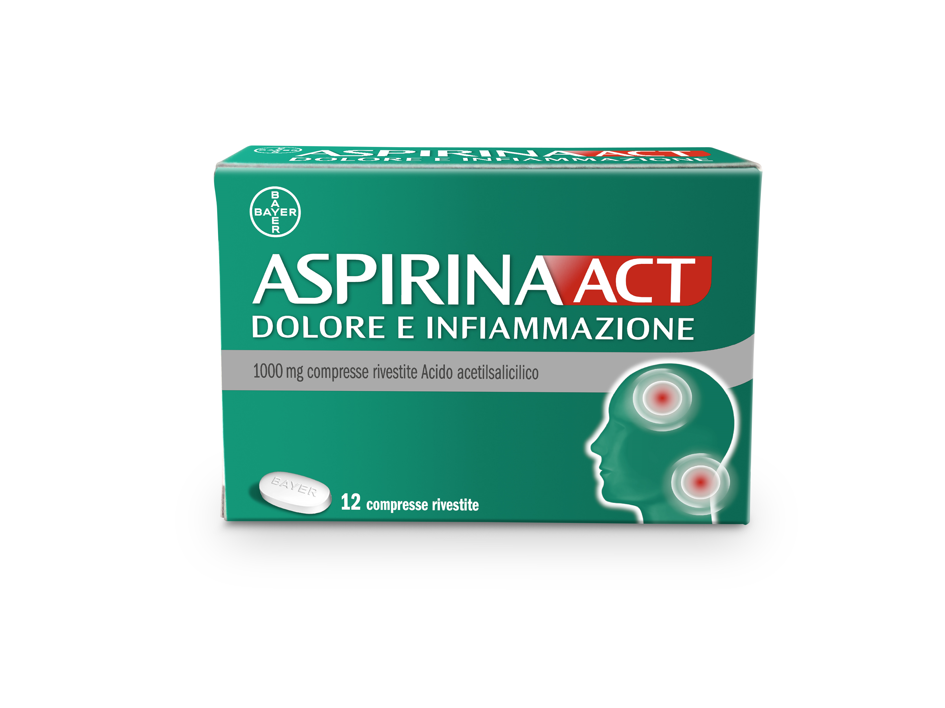 ASPIRINAACT DOL INF*12CPR 1G - farmanauta.it