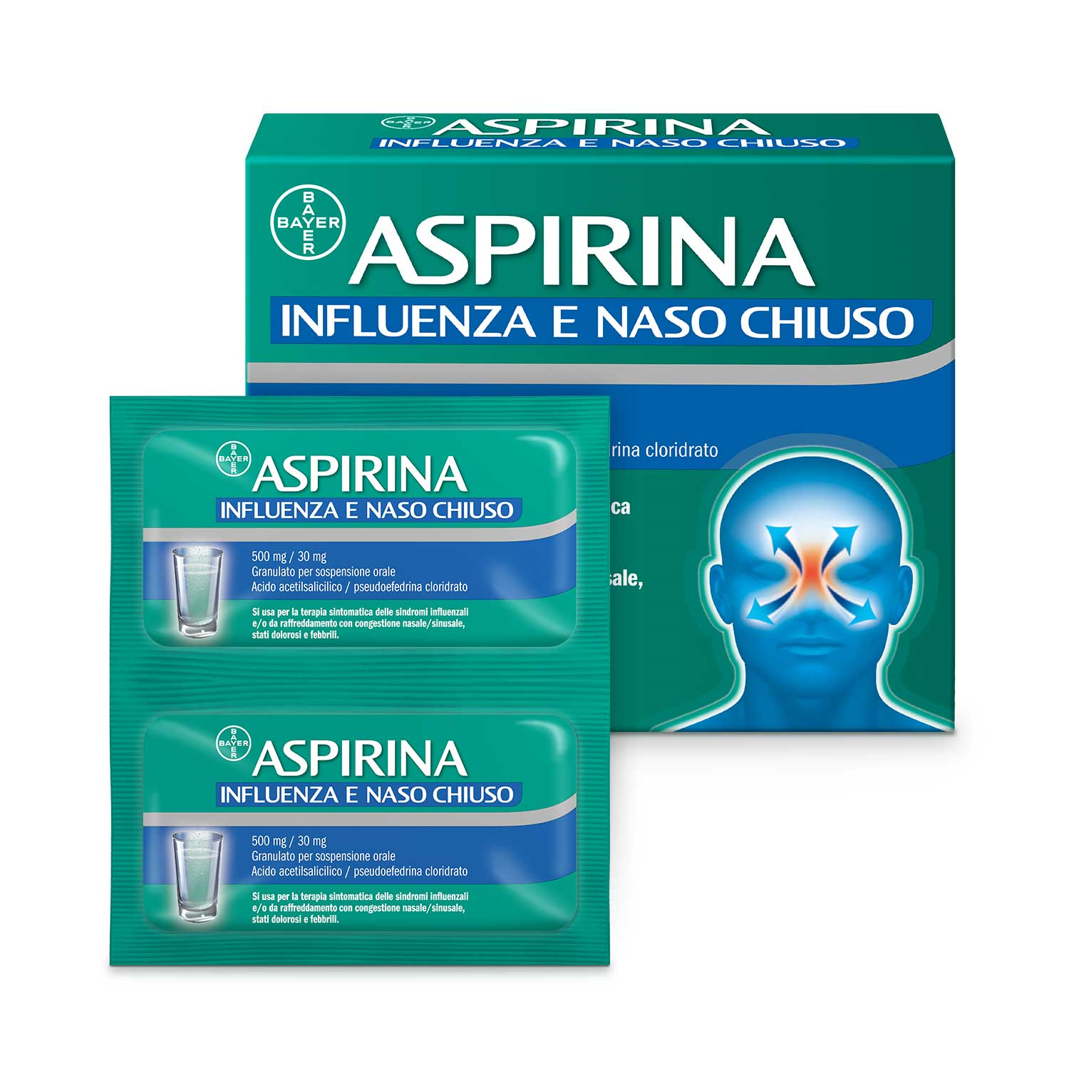 ASPIRINA INFLUENZA E NASO C*10 - farmanauta.it