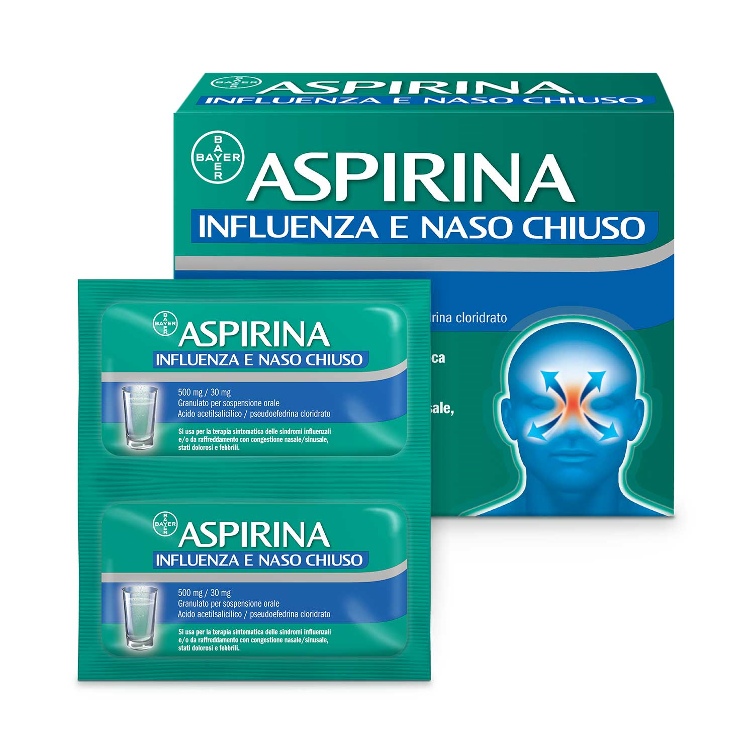 ASPIRINA INFLUENZA E NASO C*20 - farmanauta.it