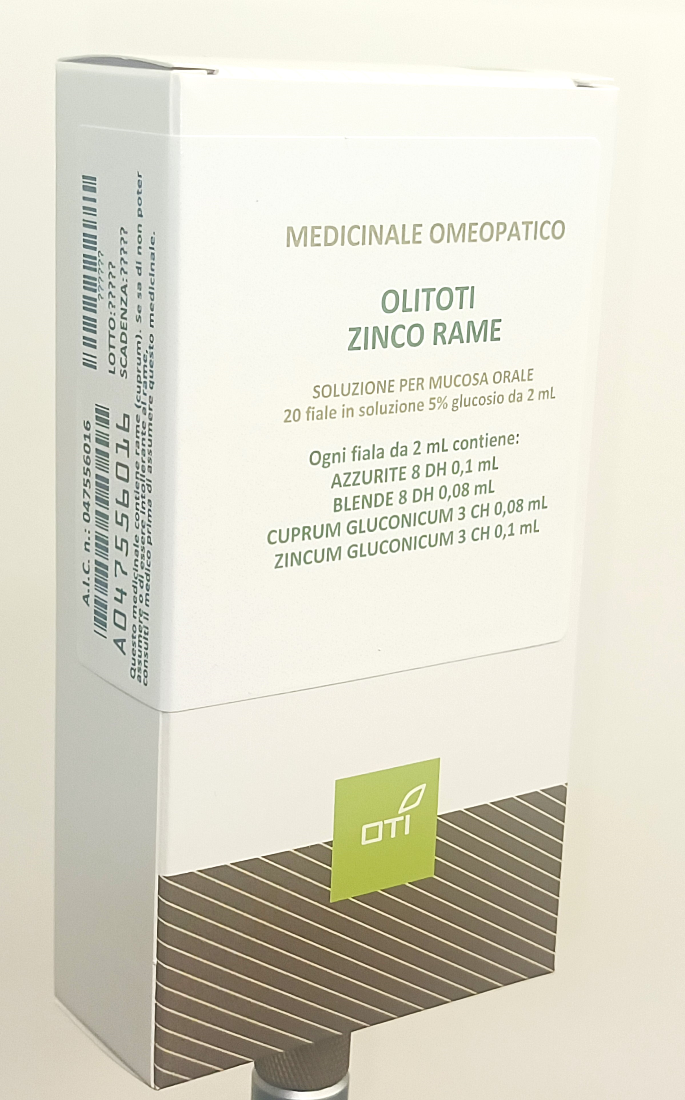 OLITOTI ZINCO RAME*OS 20F 2ML - farmanauta.it
